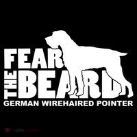 Funny Fear The Beard Gift Funny German Wirehaired Pointer Gift 7-Panel Snapback Hat