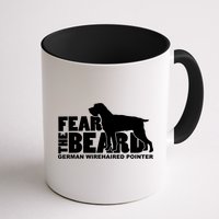 Funny Fear The Beard Gift Funny German Wirehaired Pointer Gift Mug