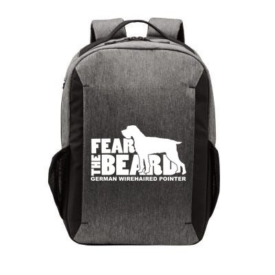 Funny Fear The Beard Gift Funny German Wirehaired Pointer Gift Vector Backpack