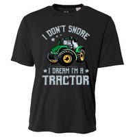 Farming Farmer Tee I Don't Snore I Dream I'm A Tractor Cooling Performance Crew T-Shirt