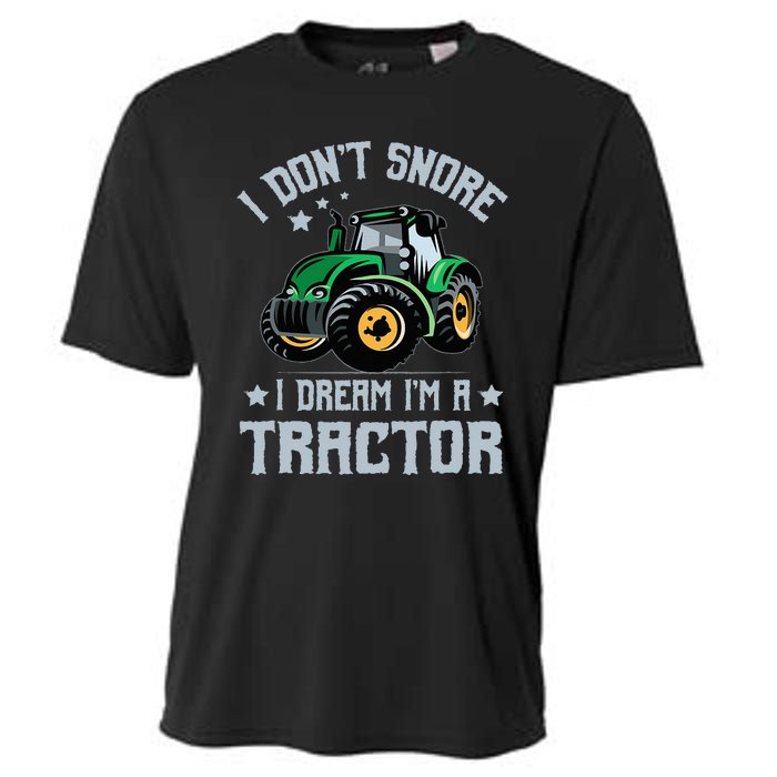 Farming Farmer Tee I Don't Snore I Dream I'm A Tractor Cooling Performance Crew T-Shirt