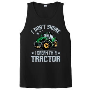 Farming Farmer Tee I Don't Snore I Dream I'm A Tractor PosiCharge Competitor Tank