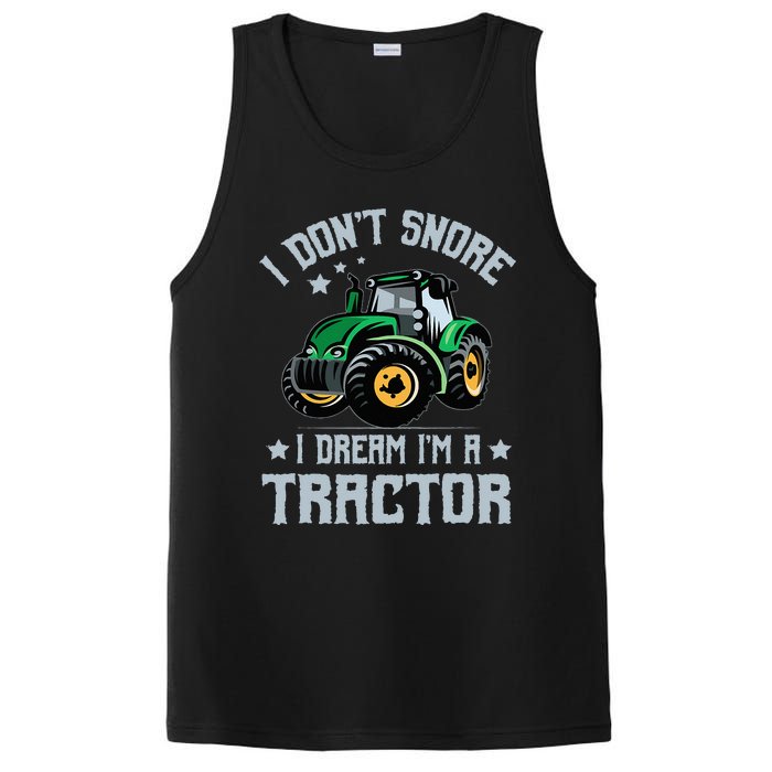 Farming Farmer Tee I Don't Snore I Dream I'm A Tractor PosiCharge Competitor Tank