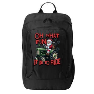 Farm Fun To Ride Santa Tractor Christmas City Backpack