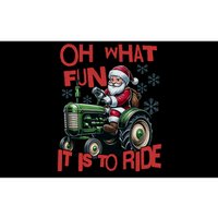 Farm Fun To Ride Santa Tractor Christmas Bumper Sticker