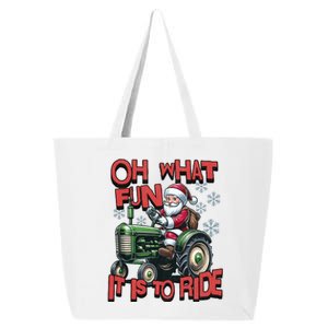 Farm Fun To Ride Santa Tractor Christmas 25L Jumbo Tote