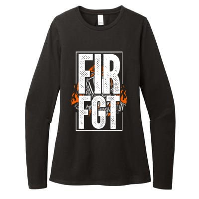 Firefighter Fire Truck Fire Departt Rescue Fire Gift Womens CVC Long Sleeve Shirt