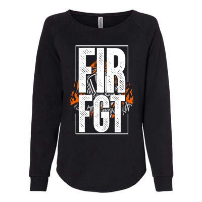 Firefighter Fire Truck Fire Departt Rescue Fire Gift Womens California Wash Sweatshirt