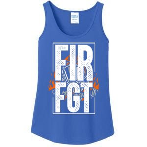 Firefighter Fire Truck Fire Departt Rescue Fire Gift Ladies Essential Tank