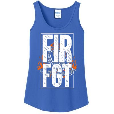 Firefighter Fire Truck Fire Departt Rescue Fire Gift Ladies Essential Tank