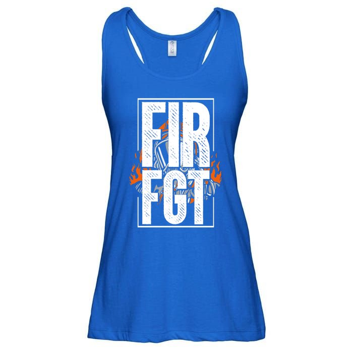 Firefighter Fire Truck Fire Departt Rescue Fire Gift Ladies Essential Flowy Tank