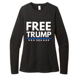 #Freetrump, Free Trump, Trump Is Innocent Free Trump 2024 Womens CVC Long Sleeve Shirt