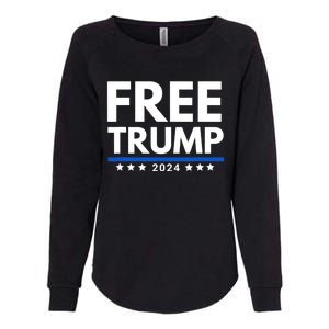 #Freetrump, Free Trump, Trump Is Innocent Free Trump 2024 Womens California Wash Sweatshirt