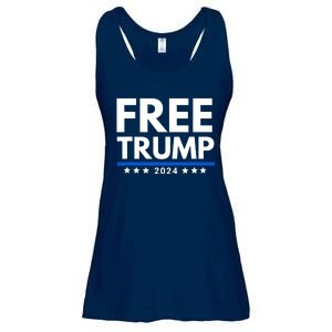 #Freetrump, Free Trump, Trump Is Innocent Free Trump 2024 Ladies Essential Flowy Tank