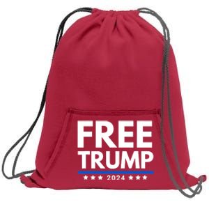 #Freetrump, Free Trump, Trump Is Innocent Free Trump 2024 Sweatshirt Cinch Pack Bag