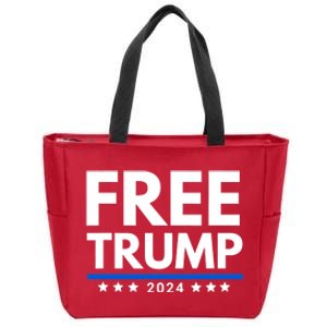 #Freetrump, Free Trump, Trump Is Innocent Free Trump 2024 Zip Tote Bag