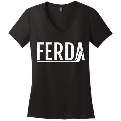 Ferda For The Hockey Women's V-Neck T-Shirt