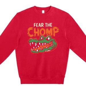 Florida Fear The Chomp Gator Premium Crewneck Sweatshirt