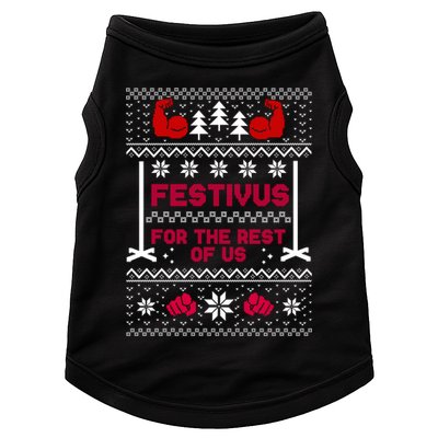 Festivus For The Rest Of Us Christmas Sweater Classic Doggie Tank