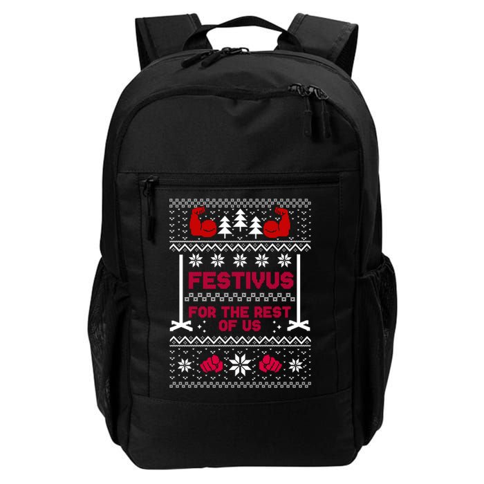 Festivus For The Rest Of Us Christmas Sweater Classic Backpack