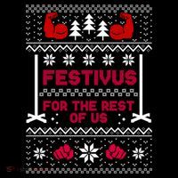 Festivus For The Rest Of Us Christmas Sweater Classic 16 in Basic Backpack