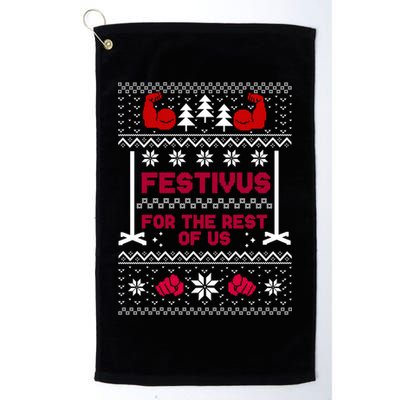 Festivus For The Rest Of Us Christmas Sweater Classic Golf Towel