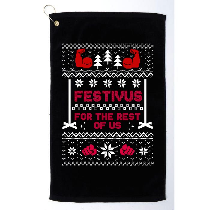 Festivus For The Rest Of Us Christmas Sweater Classic Golf Towel