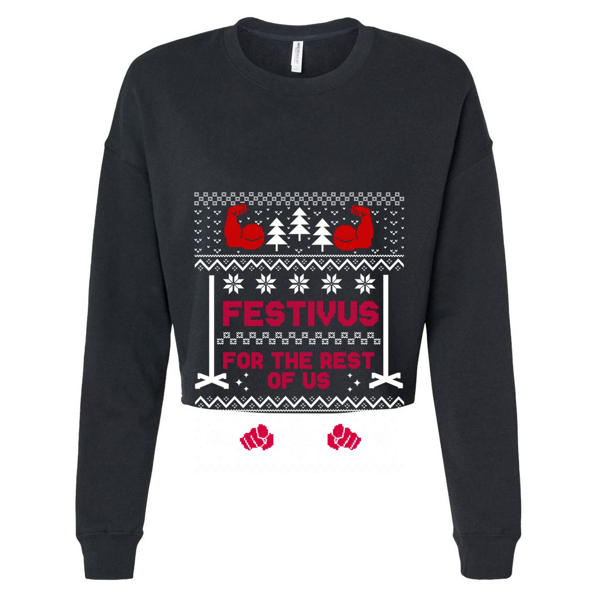 Festivus For The Rest Of Us Christmas Sweater Classic Women's Crop Top Tee