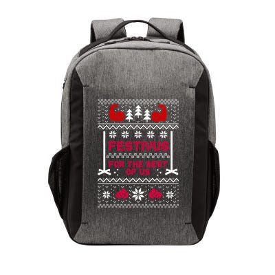 Festivus For The Rest Of Us Christmas Sweater Classic Vector Backpack
