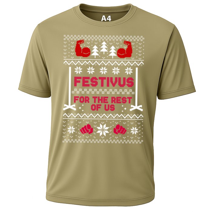 Festivus For The Rest Of Us Christmas Sweater Classic Cooling Performance Crew T-Shirt