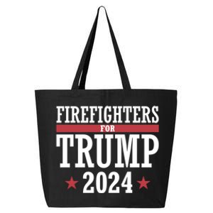 Firefighters For Trump 2024 President Republican Firefighter 25L Jumbo Tote