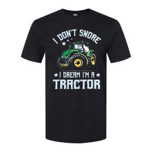 Farming Farmer Tee I Dont Snore I Dream Im A Tractor Softstyle CVC T-Shirt