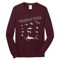 Fly Fishing Tying Funny Fisherman Christmas Fathers Day Gift Tall Long Sleeve T-Shirt