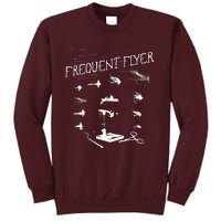 Fly Fishing Tying Funny Fisherman Christmas Fathers Day Gift Tall Sweatshirt