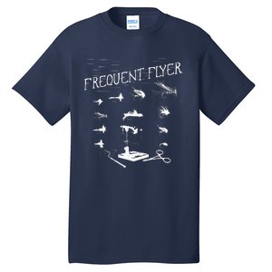 Fly Fishing Tying Funny Fisherman Christmas Fathers Day Gift Tall T-Shirt