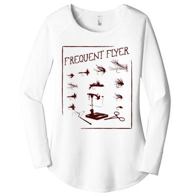 Fly Fishing Tying Funny Fisherman Christmas Fathers Day Gift Short Sleeve Women's Perfect Tri Tunic Long Sleeve Shirt