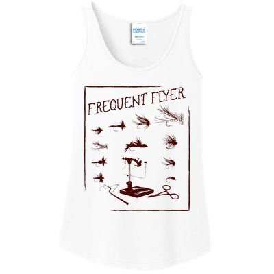 Fly Fishing Tying Funny Fisherman Christmas Fathers Day Gift Short Sleeve Ladies Essential Tank