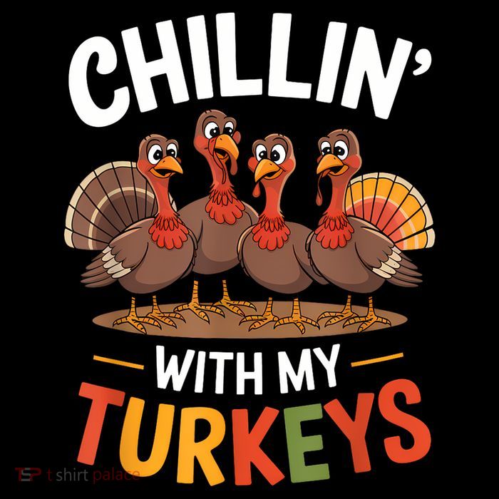 Funny Family Thanksgiving Chillin With My Turkeys Wool Snapback Cap
