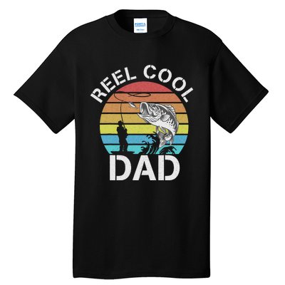 Funny Fishing tee Vintage Reel Cool Grandpa Tall T-Shirt