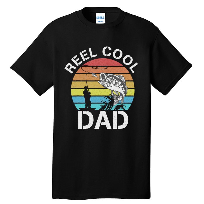 Funny Fishing tee Vintage Reel Cool Grandpa Tall T-Shirt