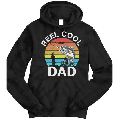 Funny Fishing tee Vintage Reel Cool Grandpa Tie Dye Hoodie