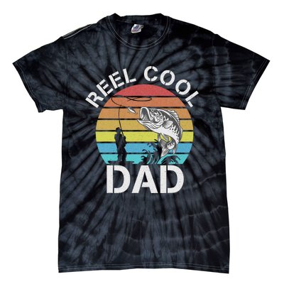 Funny Fishing tee Vintage Reel Cool Grandpa Tie-Dye T-Shirt