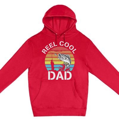 Funny Fishing tee Vintage Reel Cool Grandpa Premium Pullover Hoodie