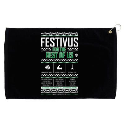 Festivus For The Rest Of Us Funny Christmas Grommeted Golf Towel