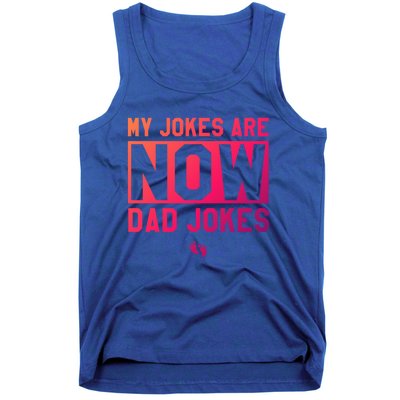 Funny First Time Dad Funny Gift New Father Dad Jokes Gift Tank Top