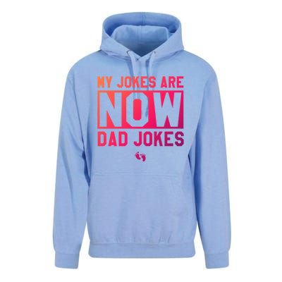 Funny First Time Dad Funny Gift New Father Dad Jokes Gift Unisex Surf Hoodie