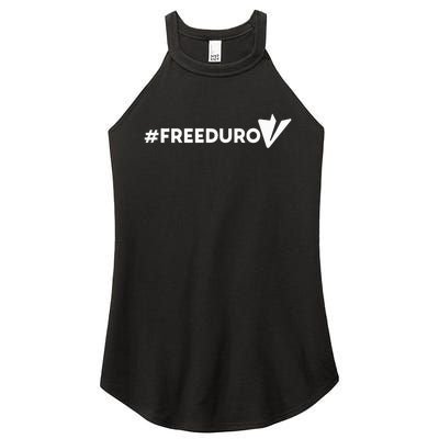 Freedurov Freepavel Telegram Founder Pavel Durov Women's Perfect Tri Rocker Tank