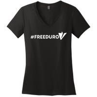 Freedurov Freepavel Telegram Founder Pavel Durov Women's V-Neck T-Shirt