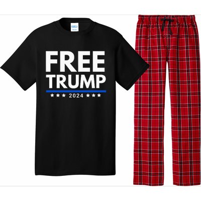 freetrump Free Trump Trump is innocent Free Trump 2024 Pajama Set