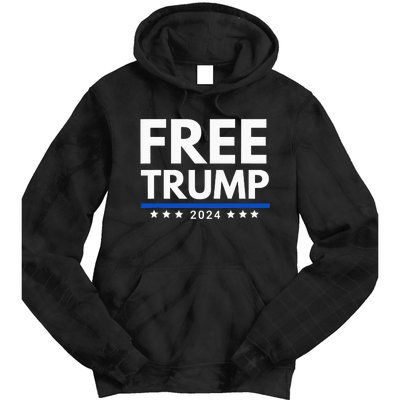 freetrump Free Trump Trump is innocent Free Trump 2024 Tie Dye Hoodie